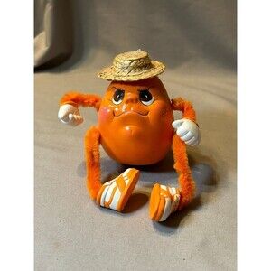 Vintage Anthropomorphic Orange Shelf Sitter Cerami